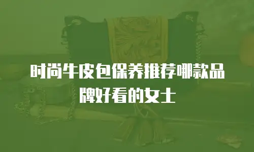 时尚牛皮包保养推荐哪款品牌好看的女士