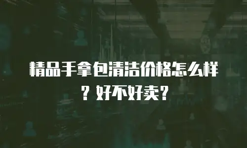 精品手拿包清洁价格怎么样？好不好卖？