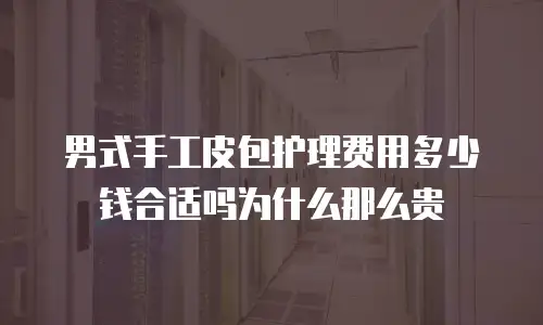 男式手工皮包护理费用多少钱合适吗为什么那么贵