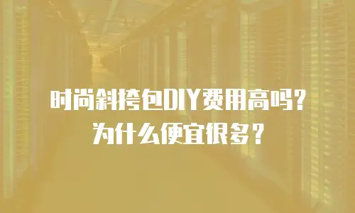 时尚斜挎包DIY费用高吗？为什么便宜很多？