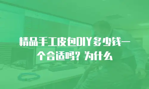 精品手工皮包DIY多少钱一个合适吗？为什么