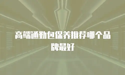 高端通勤包保养推荐哪个品牌最好