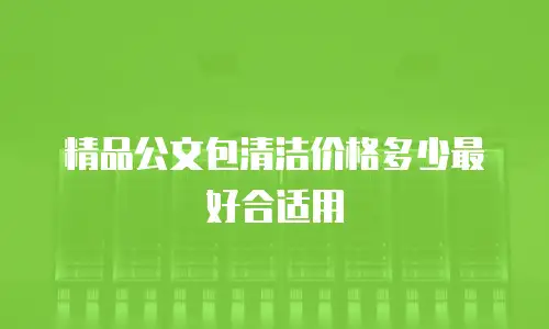 精品公文包清洁价格多少最好合适用