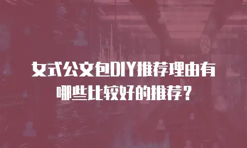 女式公文包DIY推荐理由有哪些比较好的推荐？