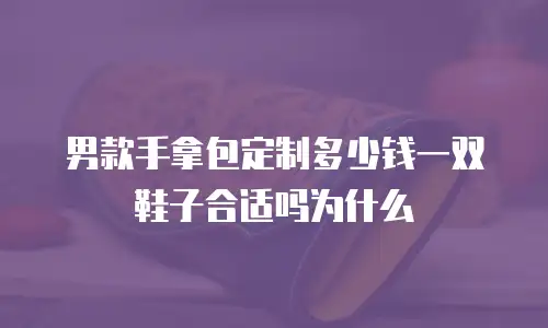 男款手拿包定制多少钱一双鞋子合适吗为什么