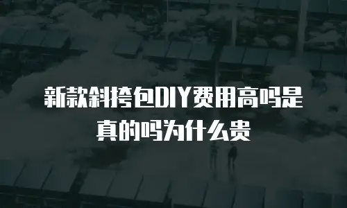 新款斜挎包DIY费用高吗是真的吗为什么贵