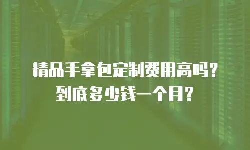 精品手拿包定制费用高吗？到底多少钱一个月？