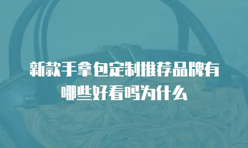 新款手拿包定制推荐品牌有哪些好看吗为什么