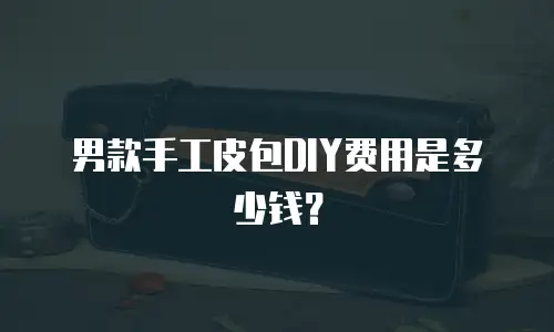 男款手工皮包DIY费用是多少钱？