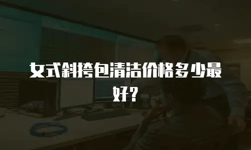 女式斜挎包清洁价格多少最好？