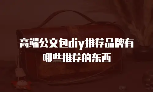 高端公文包diy推荐品牌有哪些推荐的东西