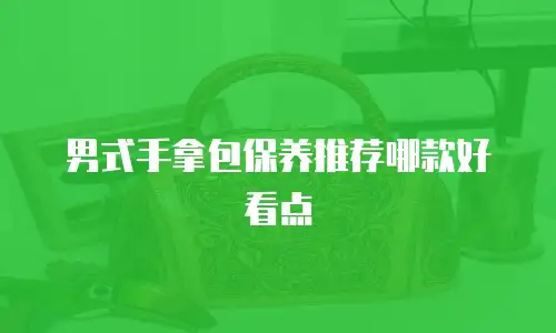 男式手拿包保养推荐哪款好看点