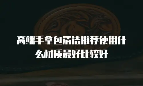 高端手拿包清洁推荐使用什么材质最好比较好