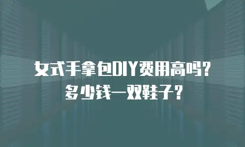 女式手拿包DIY费用高吗？多少钱一双鞋子？
