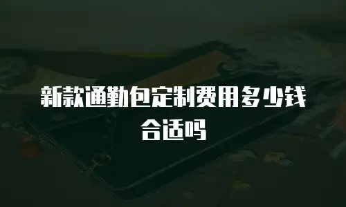 新款通勤包定制费用多少钱合适吗