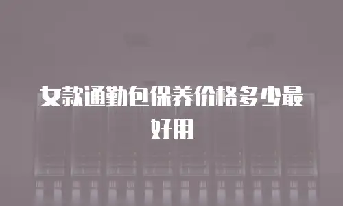 女款通勤包保养价格多少最好用