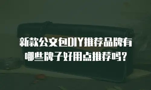 新款公文包DIY推荐品牌有哪些牌子好用点推荐吗？