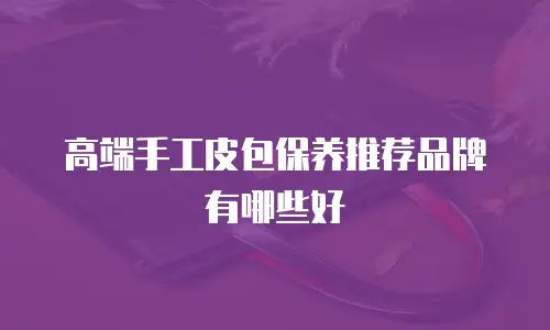 高端手工皮包保养推荐品牌有哪些好