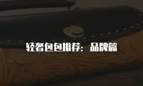 轻奢包包推荐：品牌篇