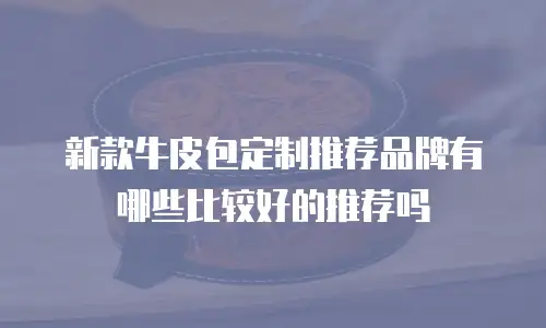 新款牛皮包定制推荐品牌有哪些比较好的推荐吗