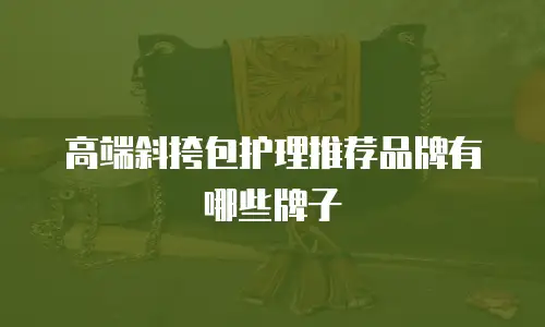 高端斜挎包护理推荐品牌有哪些牌子