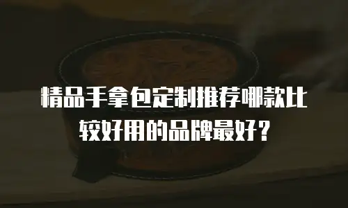 精品手拿包定制推荐哪款比较好用的品牌最好？