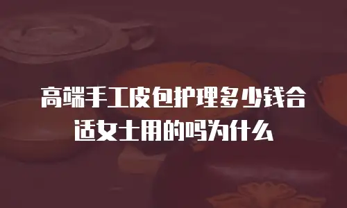 高端手工皮包护理多少钱合适女士用的吗为什么