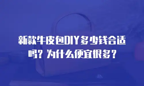 新款牛皮包DIY多少钱合适吗？为什么便宜很多？