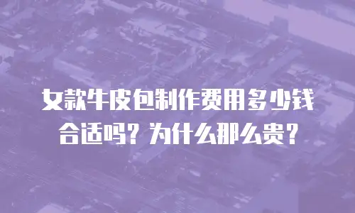 女款牛皮包制作费用多少钱合适吗？为什么那么贵？