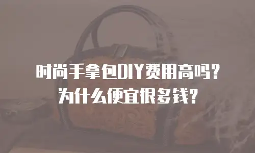 时尚手拿包DIY费用高吗？为什么便宜很多钱？