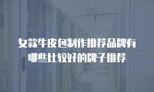 女款牛皮包制作推荐品牌有哪些比较好的牌子推荐