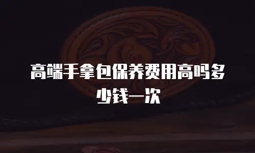 高端手拿包保养费用高吗多少钱一次