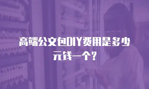 高端公文包DIY费用是多少元钱一个？