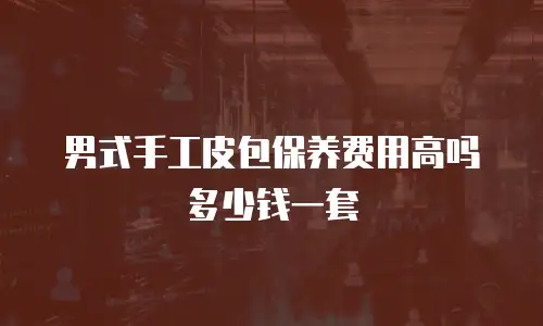 男式手工皮包保养费用高吗多少钱一套