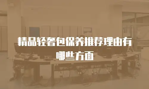 精品轻奢包保养推荐理由有哪些方面