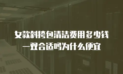 女款斜挎包清洁费用多少钱一双合适吗为什么便宜