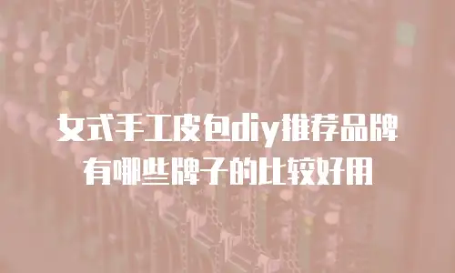 女式手工皮包diy推荐品牌有哪些牌子的比较好用