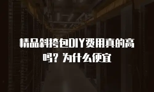 精品斜挎包DIY费用真的高吗？为什么便宜