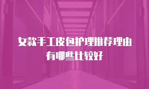 女款手工皮包护理推荐理由有哪些比较好