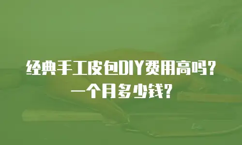 经典手工皮包DIY费用高吗？一个月多少钱？