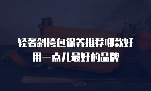 轻奢斜挎包保养推荐哪款好用一点儿最好的品牌