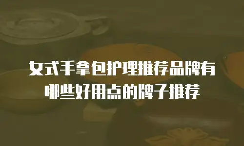 女式手拿包护理推荐品牌有哪些好用点的牌子推荐