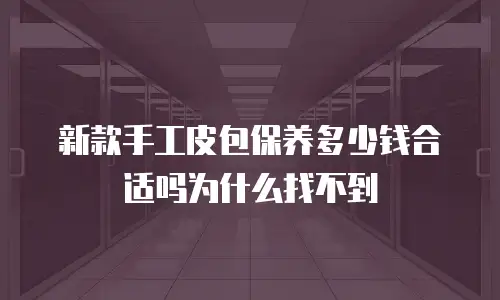 新款手工皮包保养多少钱合适吗为什么找不到