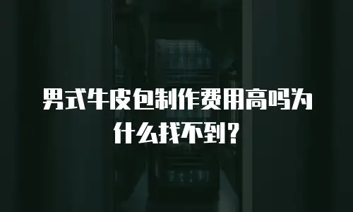 男式牛皮包制作费用高吗为什么找不到？