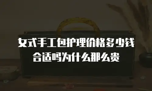 女式手工包护理价格多少钱合适吗为什么那么贵