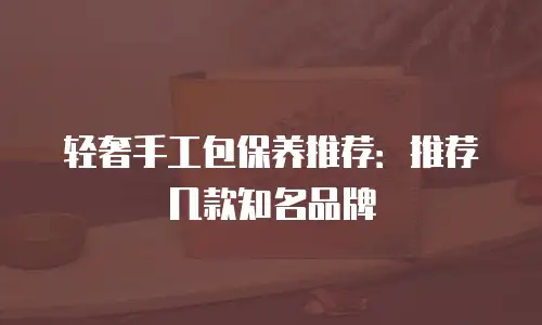 轻奢手工包保养推荐：推荐几款知名品牌