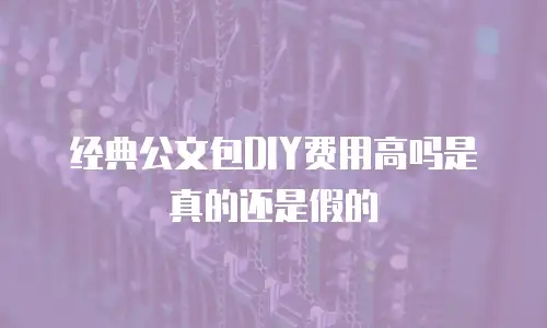 经典公文包DIY费用高吗是真的还是假的