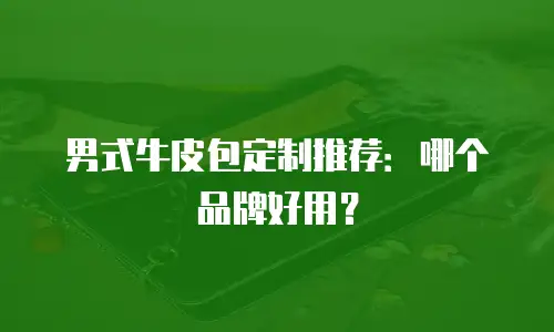 男式牛皮包定制推荐：哪个品牌好用？