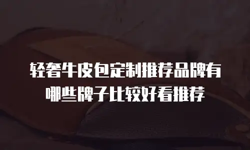 轻奢牛皮包定制推荐品牌有哪些牌子比较好看推荐