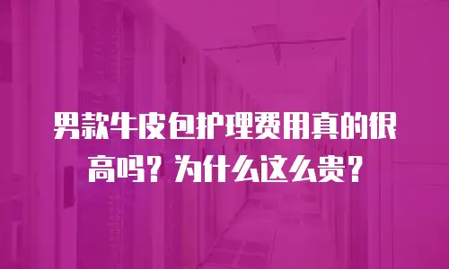 男款牛皮包护理费用真的很高吗？为什么这么贵？